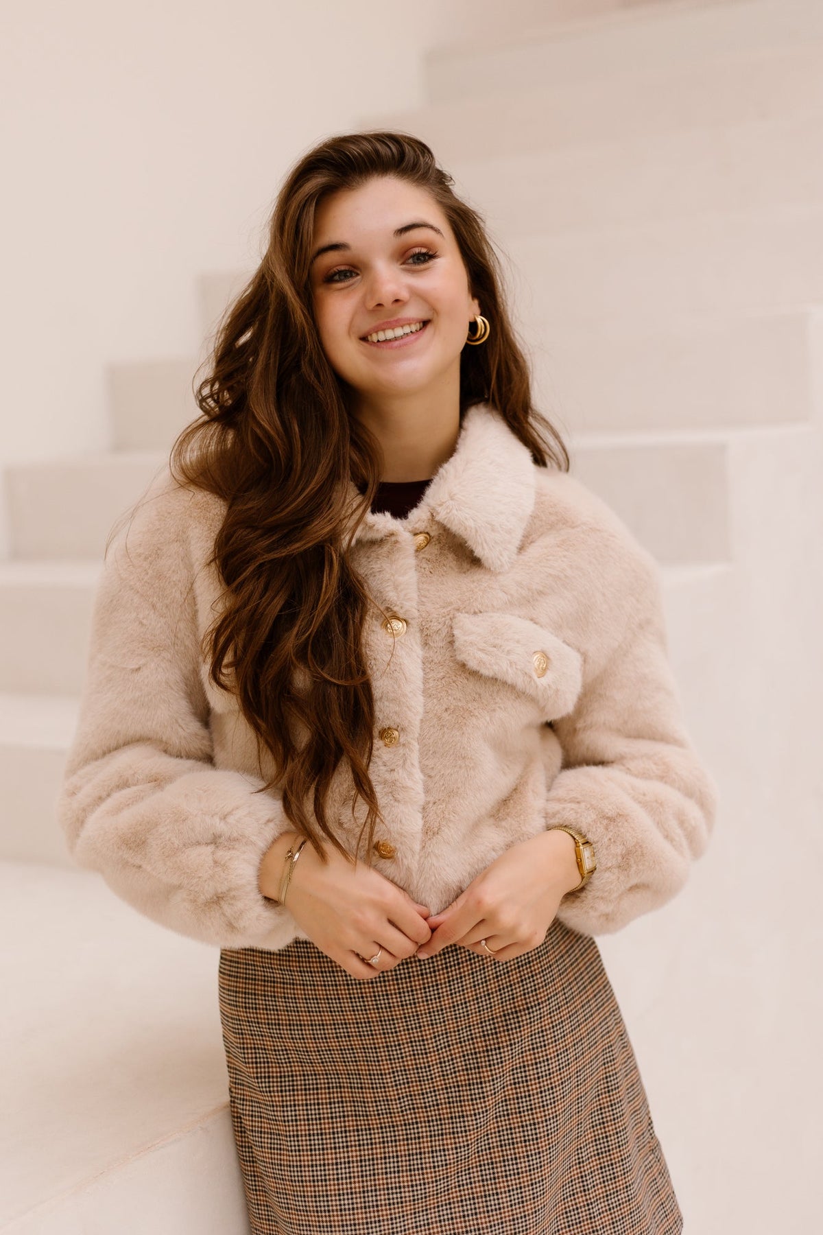 Aivy jacket Bond beige - Bij Keesje - Bij Keesje - Jas