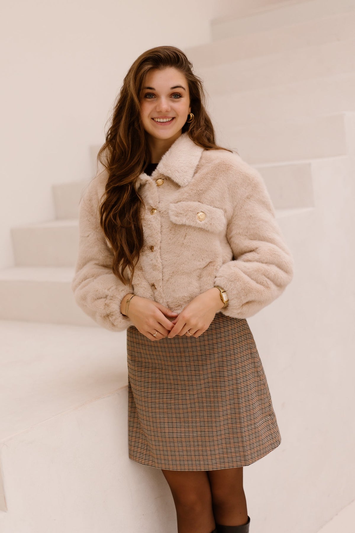 Aivy jacket Bond beige - Bij Keesje - Bij Keesje - Jas