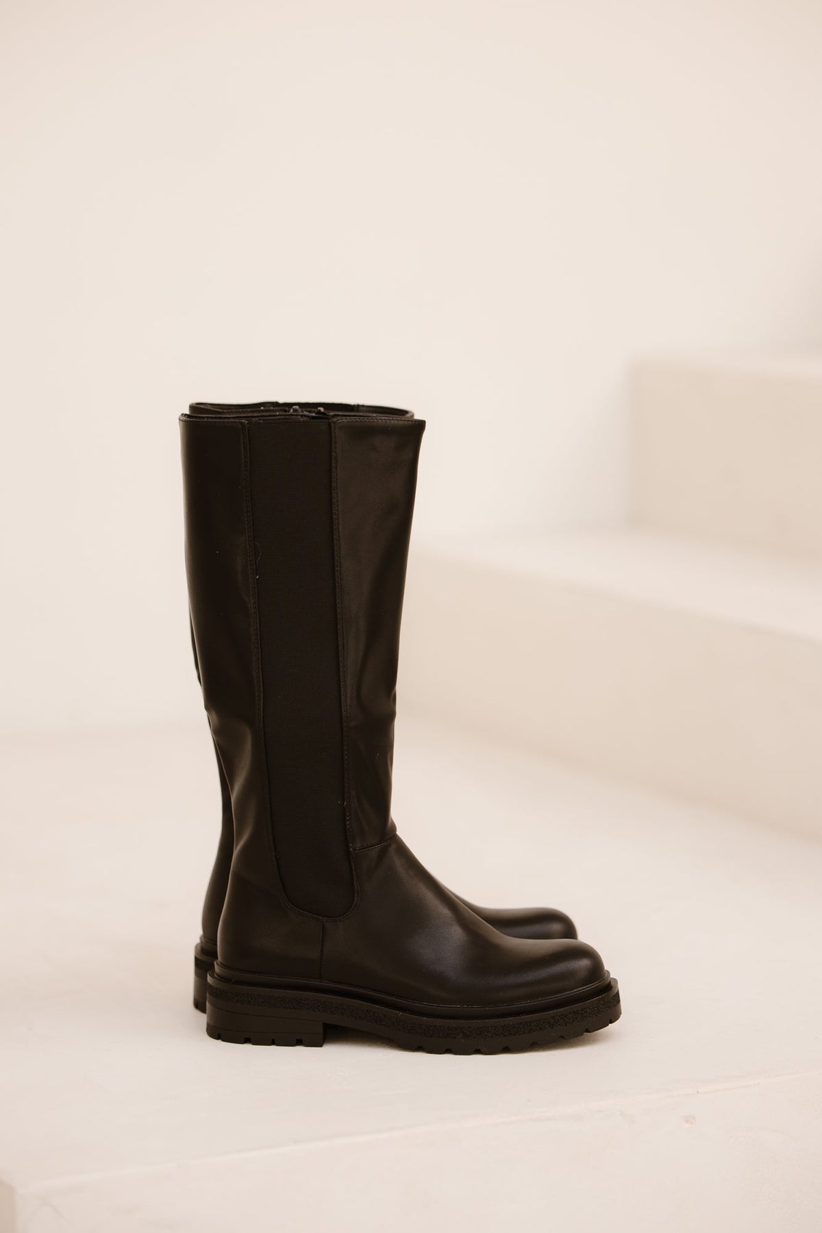 Algarve high boots black - Bij Keesje - Bij Keesje