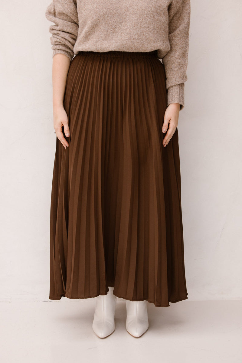 Alicia brown skirt - Bij Keesje - Bij Keesje