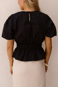 Alicia top darkblue - Bij Keesje - Bij Keesje - Blouse