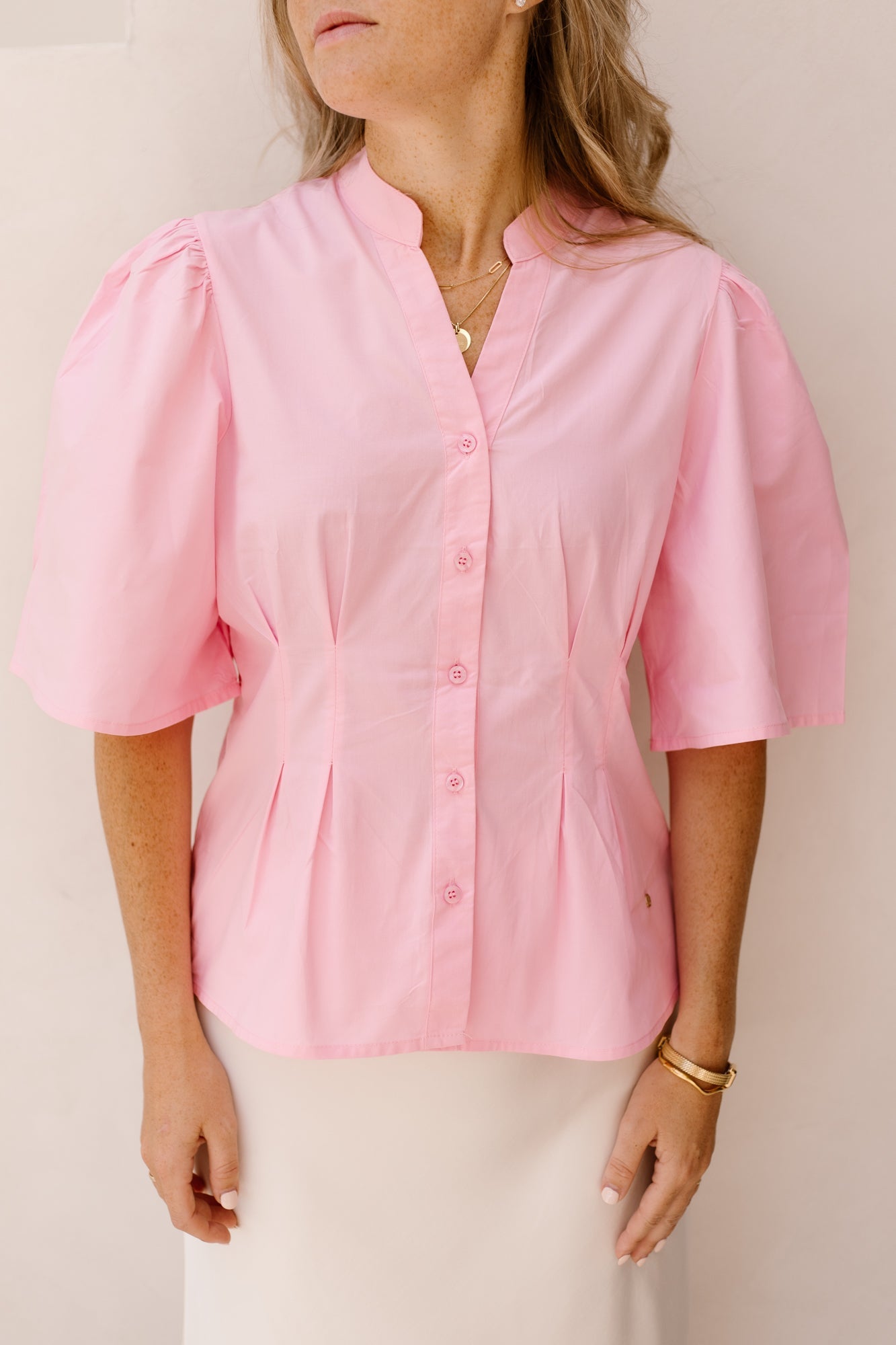 Alina blouse pink - Bij Keesje - Bij Keesje - Blouse
