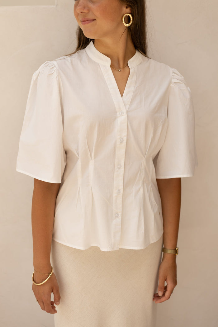 Alina blouse white - Bij Keesje - Bij Keesje - Blouse