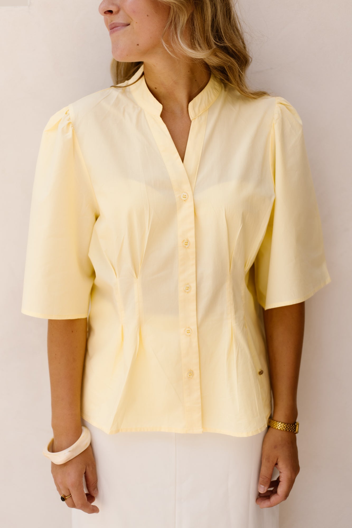 Alina blouse yellow - Bij Keesje - Bij Keesje - Blouse