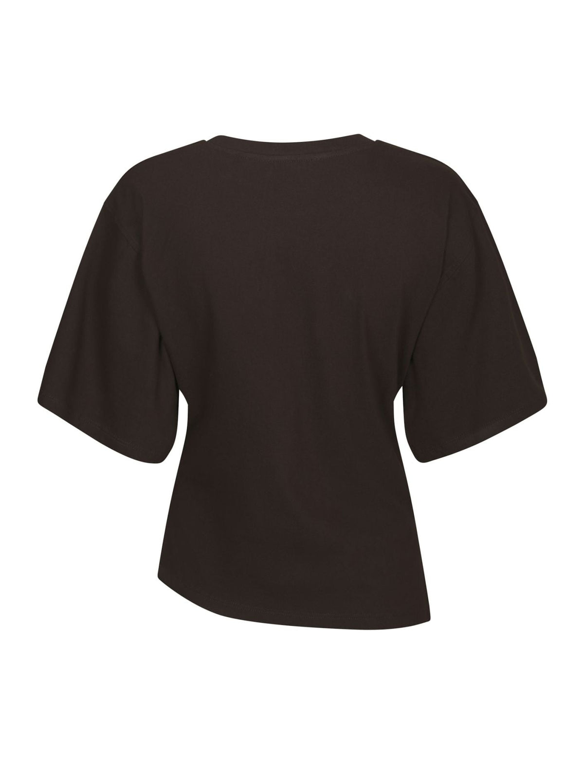 Alira Boxy Tee Dark Brown - Bij Keesje - Neo Noir - shirt