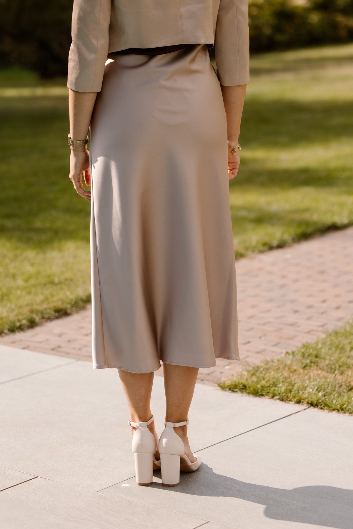 AlisaRC Skirt Tortora Beige - Bij Keesje - Rinascimento - Rok