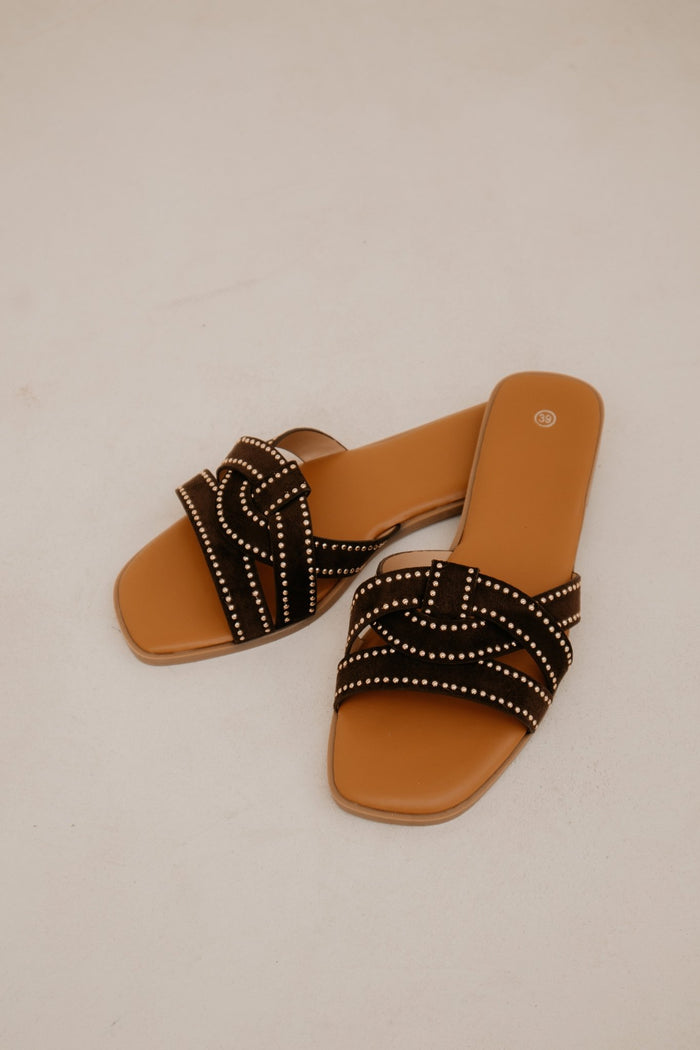 Almere Slipper Bruin - Bij Keesje - Bij Keesje - Schoenen