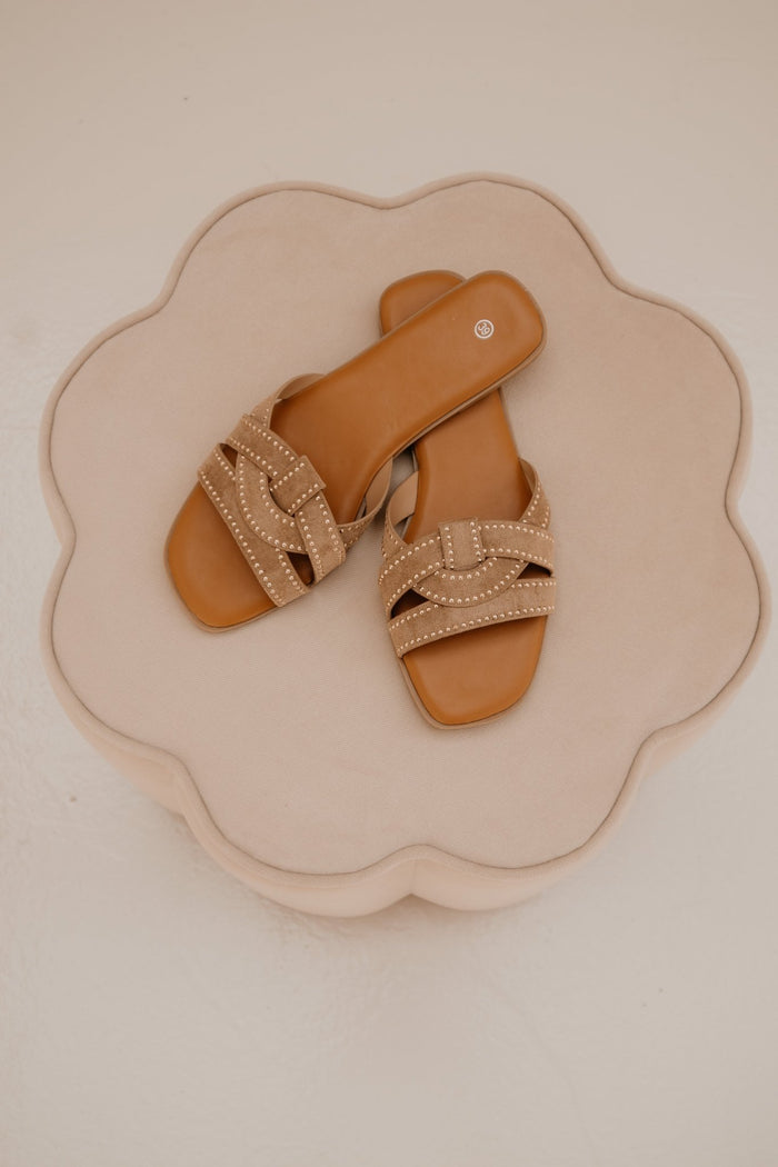 Almere Slipper Taupe - Bij Keesje - Bij Keesje - Schoenen