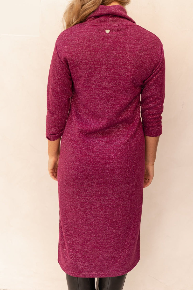 Alpignano dress bordeaux - Bij Keesje - Amelie & Amelie