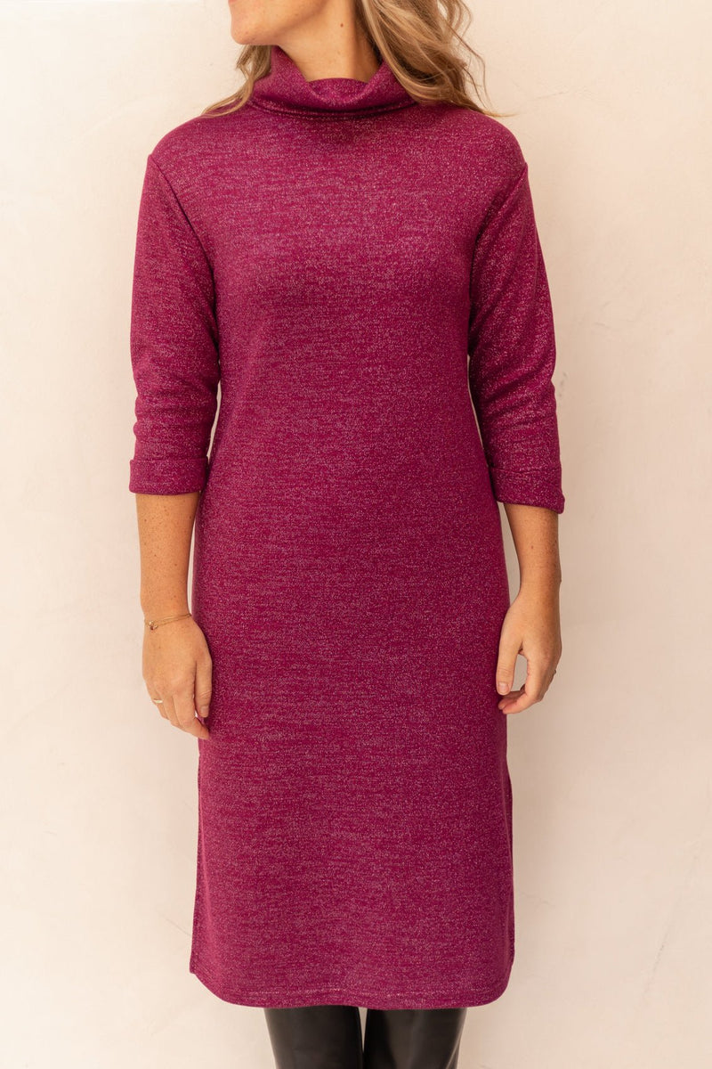 Alpignano dress bordeaux - Bij Keesje - Amelie & Amelie