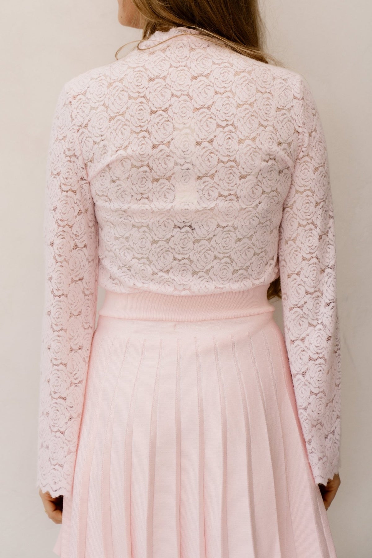 Amber lace top light pink - Bij Keesje - Bij Keesje