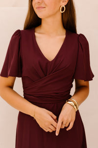 AmieRC Dress Bordeaux - Bij Keesje - Rinascimento - Jurk