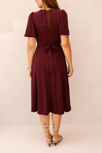 AmieRC Dress Bordeaux - Bij Keesje - Rinascimento - Jurk
