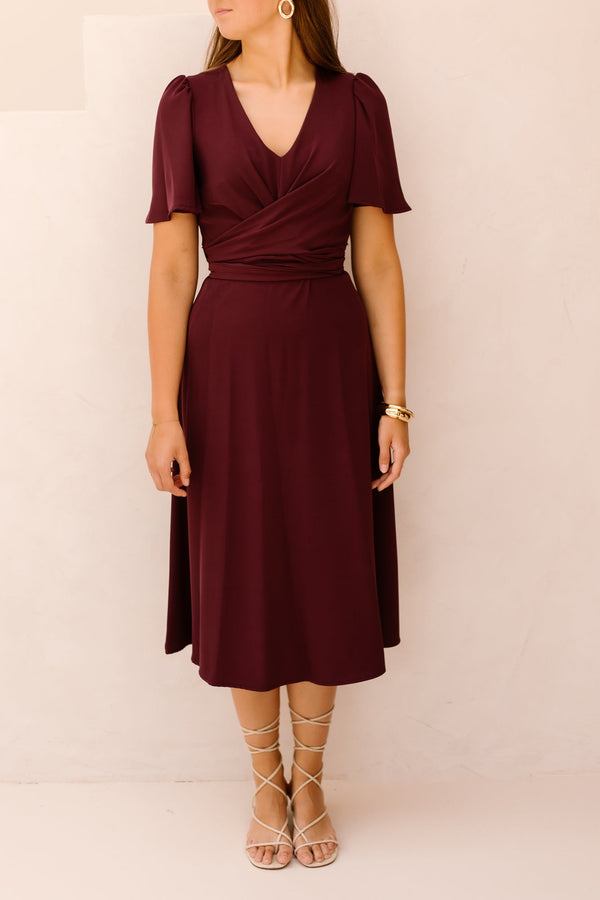 AmieRC Dress Bordeaux - Bij Keesje - Rinascimento - Jurk