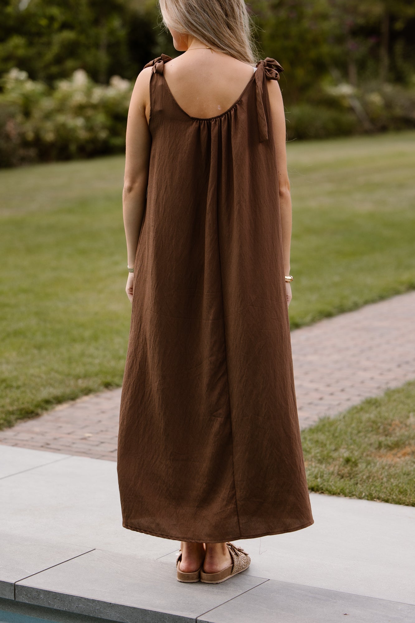 Amy Bow Dress Brown - Bij Keesje - Bij Keesje - jurk