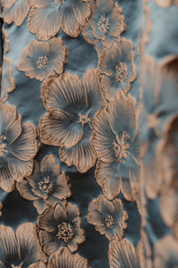 Amy jacquard top blue print - Bij Keesje - Bij Keesje The Label - top