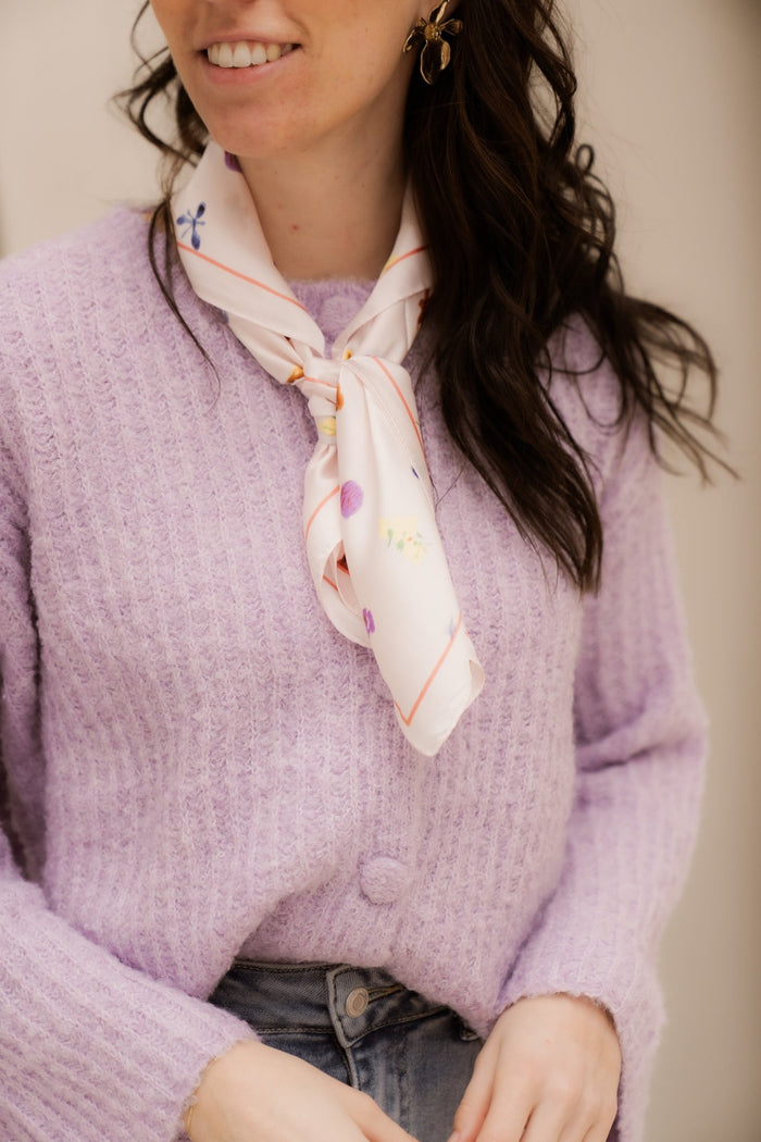 Anida sjaal bloemenprint - Bij Keesje - Bij Keesje