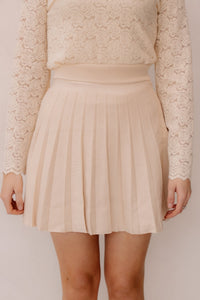 Anje klokkend rokje beige - Bij Keesje - Bij Keesje