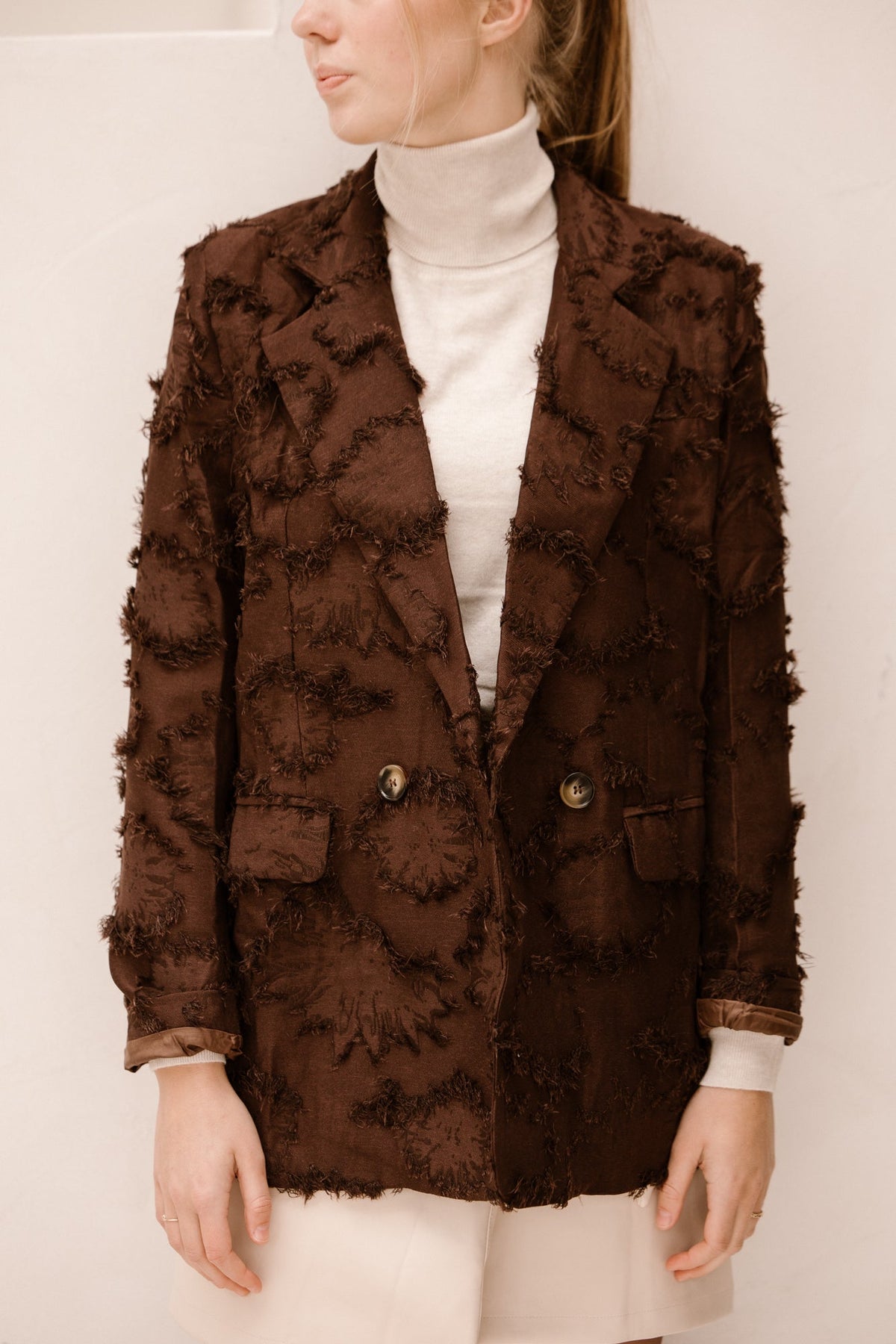 Anky blazer bruin - Bij Keesje - Bij Keesje