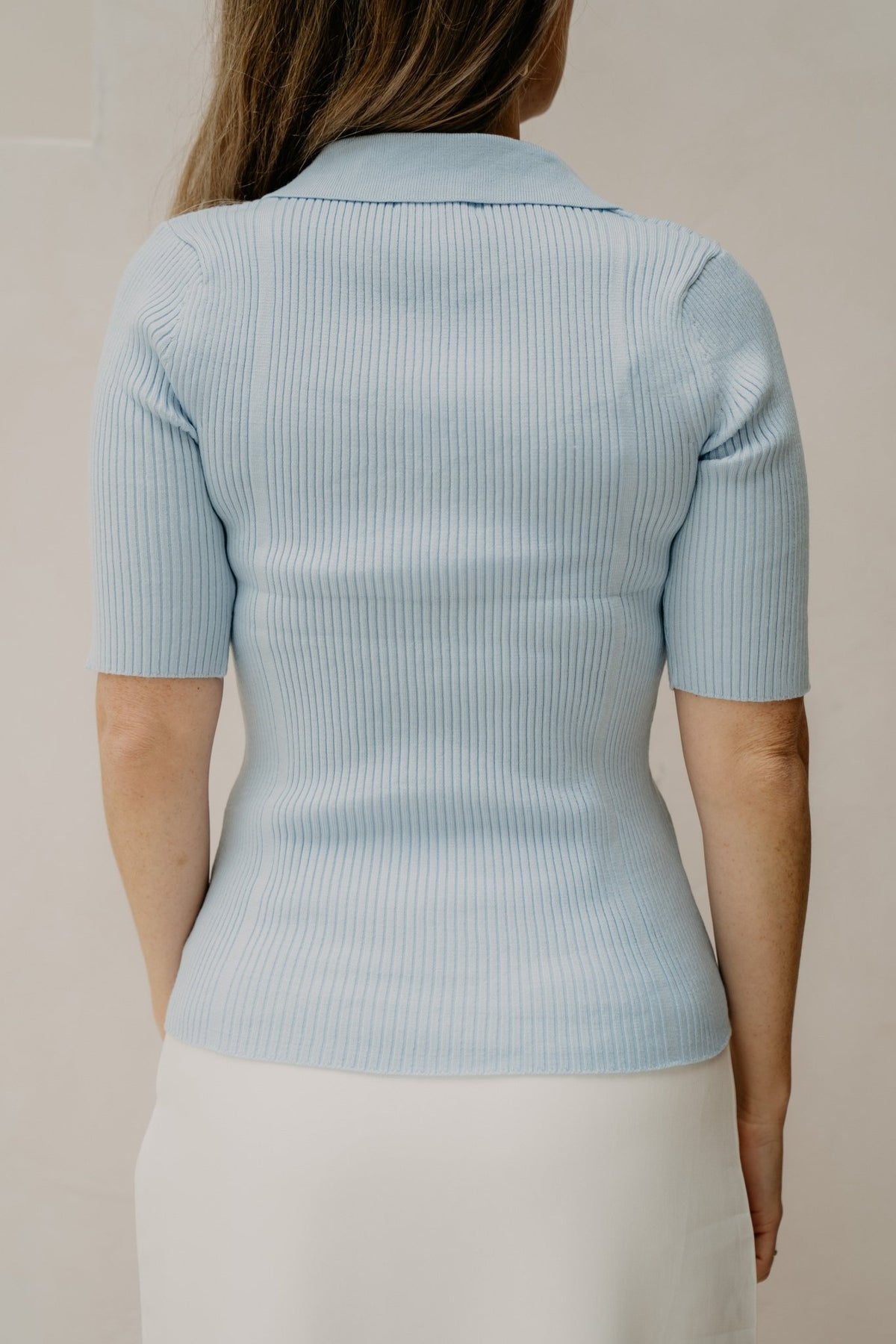 Anne Top Light Blue - Bij Keesje - Bij Keesje The Label - Top