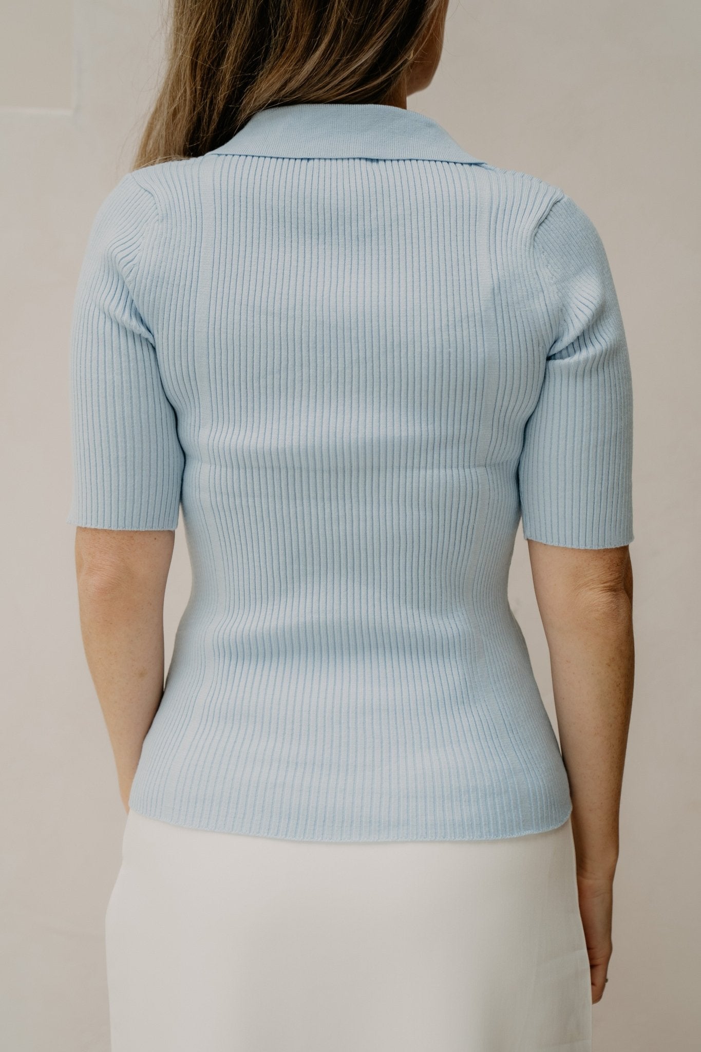 Anne Top Light Blue - Bij Keesje - Bij Keesje The Label - Top