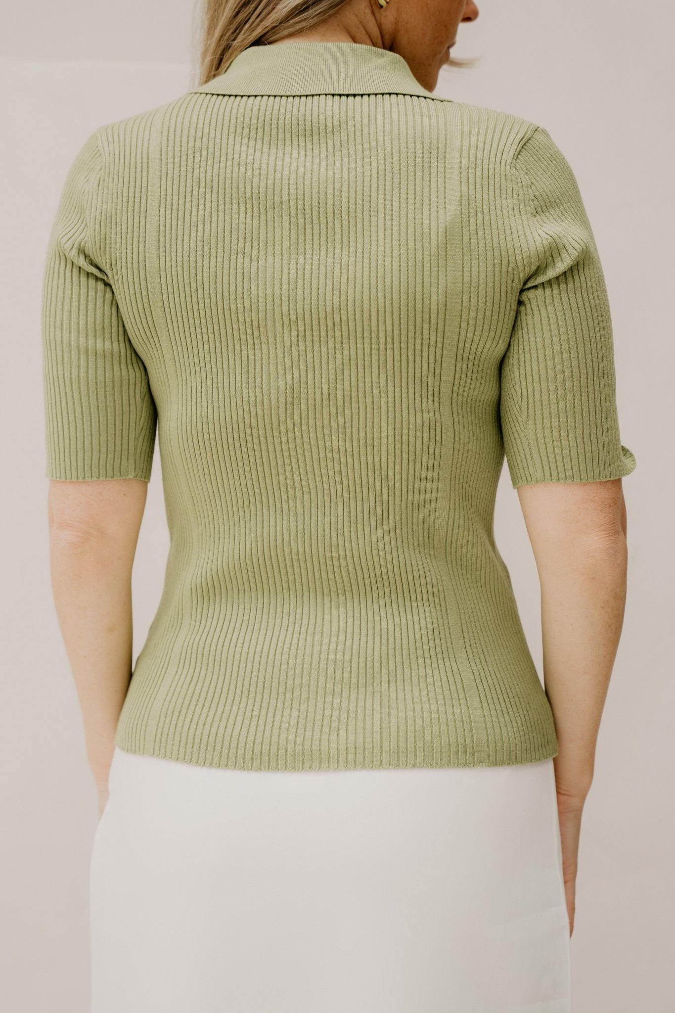 Anne Top Olive Green - Bij Keesje - Bij Keesje The Label - Top