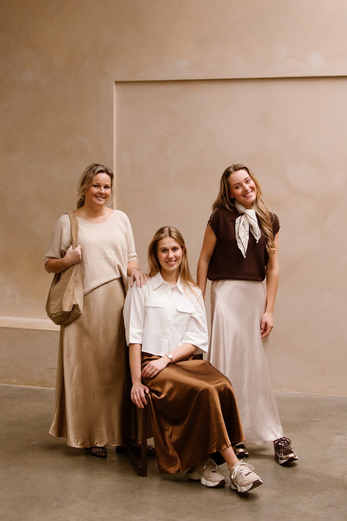 Annelien skirt beige - Bij Keesje - Bij Keesje The Label - rok