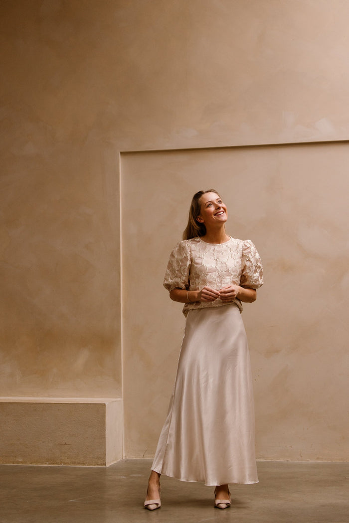 Annelien skirt beige - Bij Keesje - Bij Keesje The Label - rok