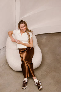 Annelien skirt brown - Bij Keesje - Bij Keesje The Label - rok