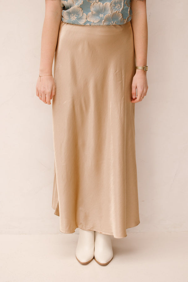 Annelien skirt gold - Bij Keesje - Bij Keesje The Label - rok