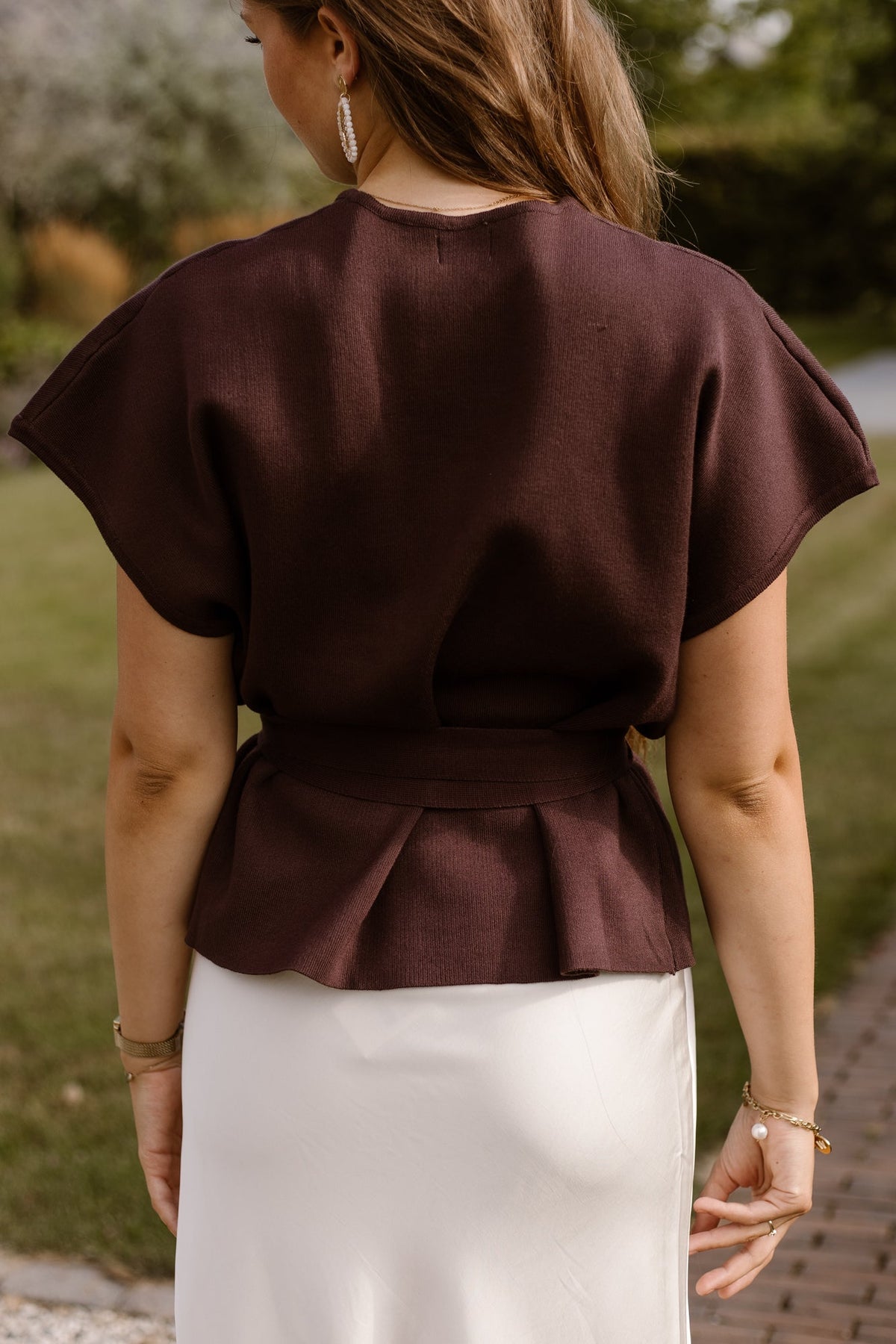 Annelore top brown - Bij Keesje - Bij Keesje - Top