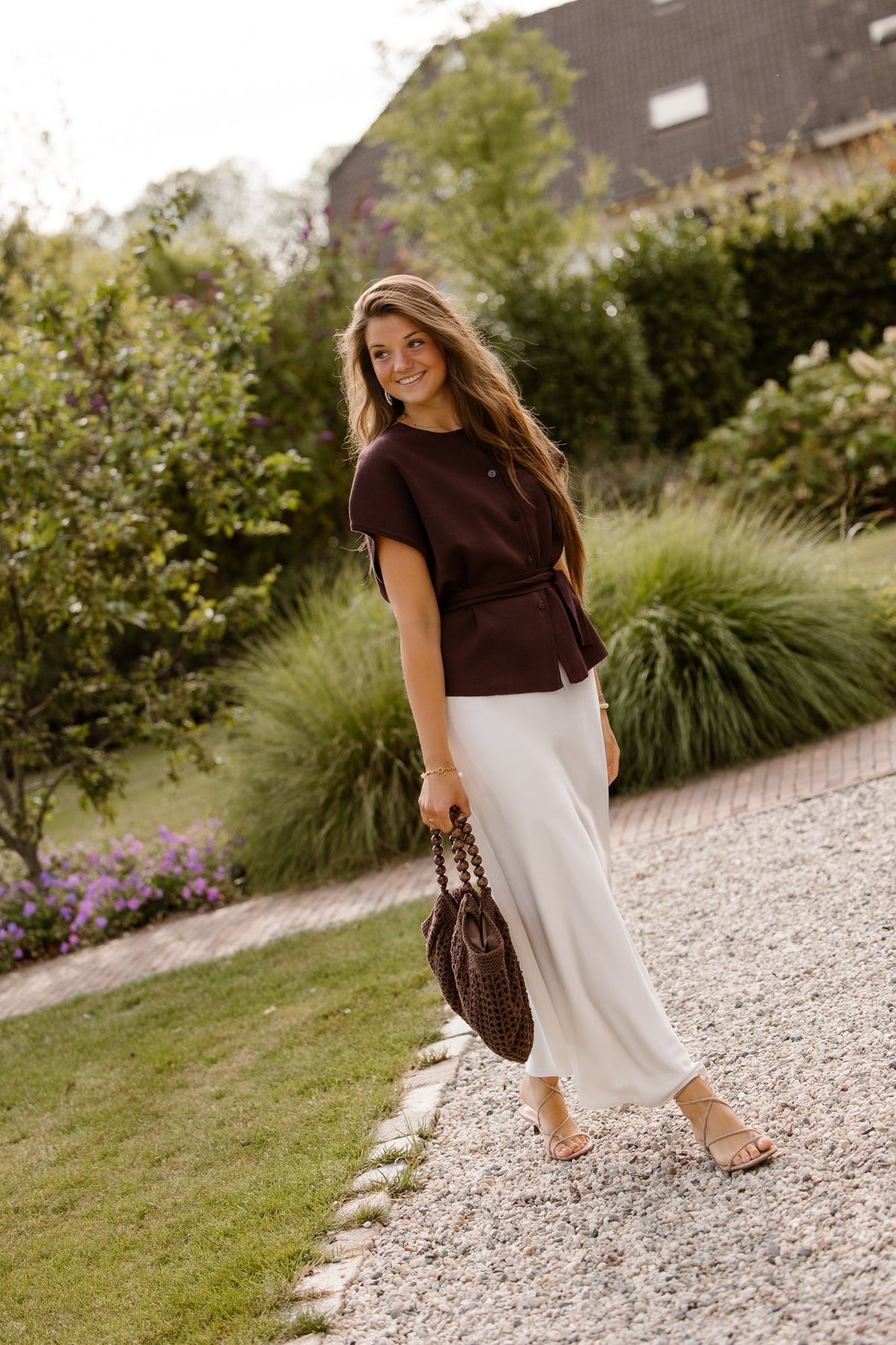 Annelore top brown - Bij Keesje - Bij Keesje - Top