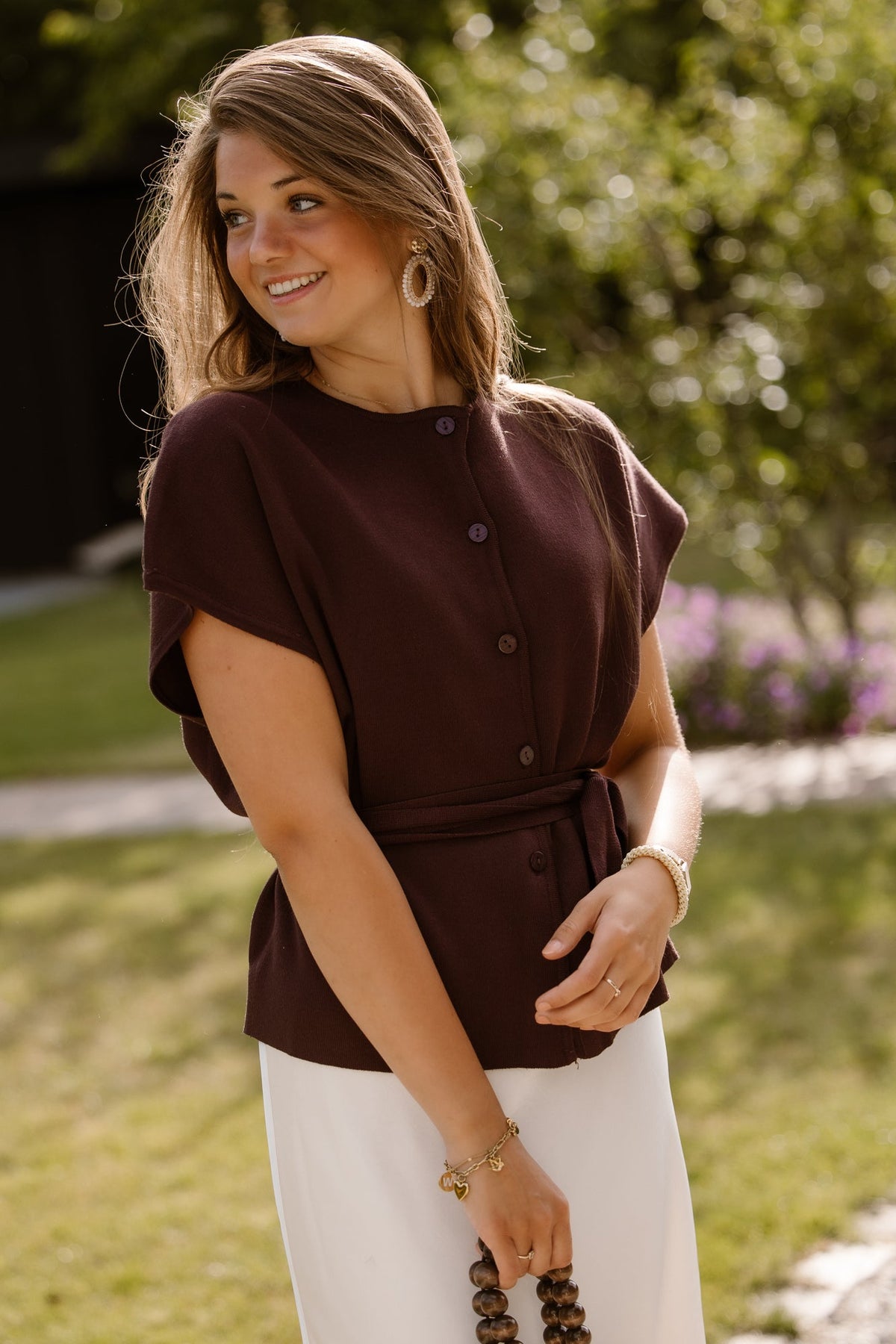 Annelore top brown - Bij Keesje - Bij Keesje - Top