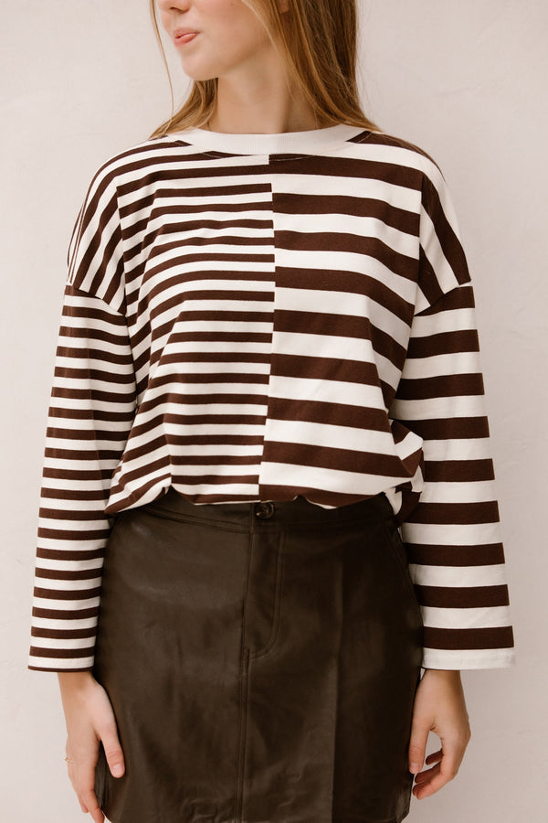 Annie leren rokje bruin - Bij Keesje - Bij Keesje