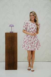 Annitas Starling Flower Dress Fuchsia - Bij Keesje - Neo Noir - Jurk