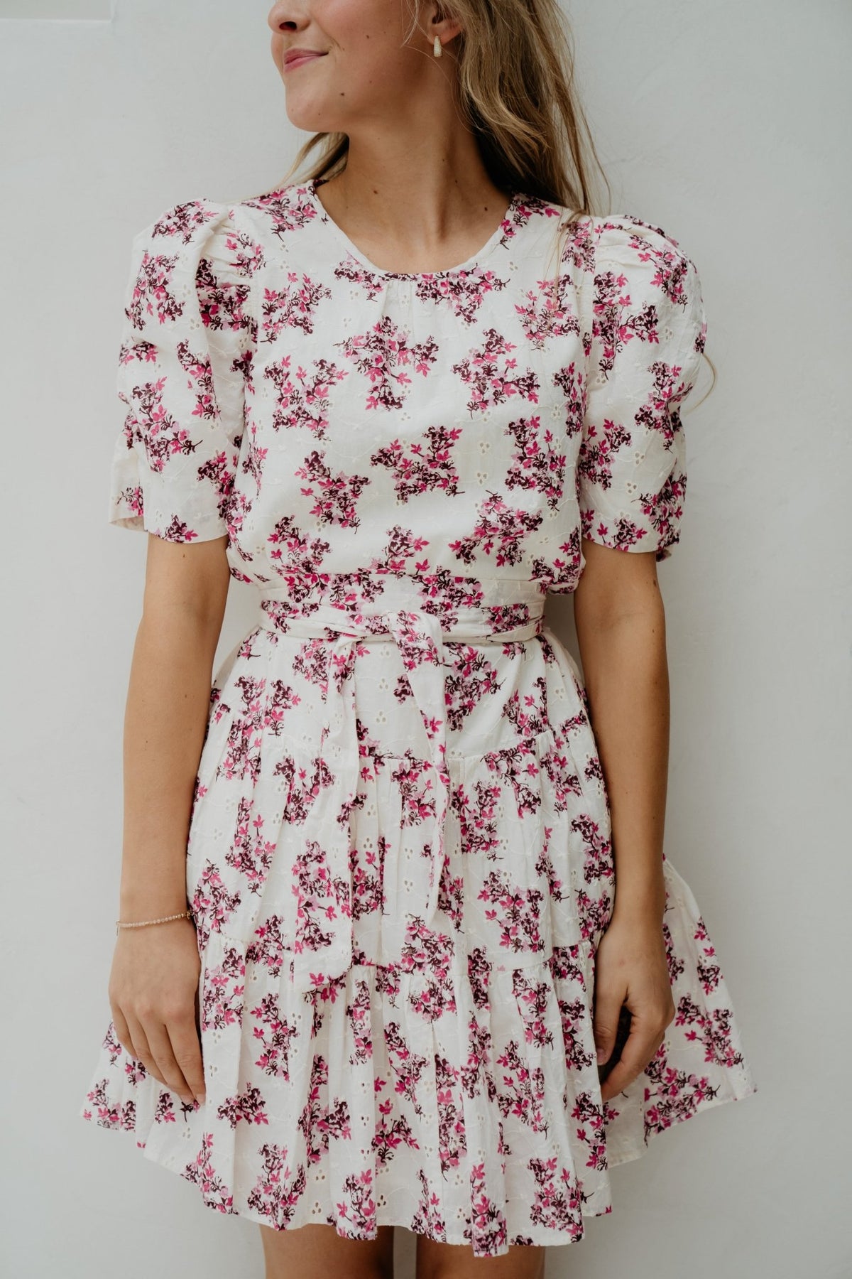 Annitas Starling Flower Dress Fuchsia - Bij Keesje - Neo Noir - Jurk
