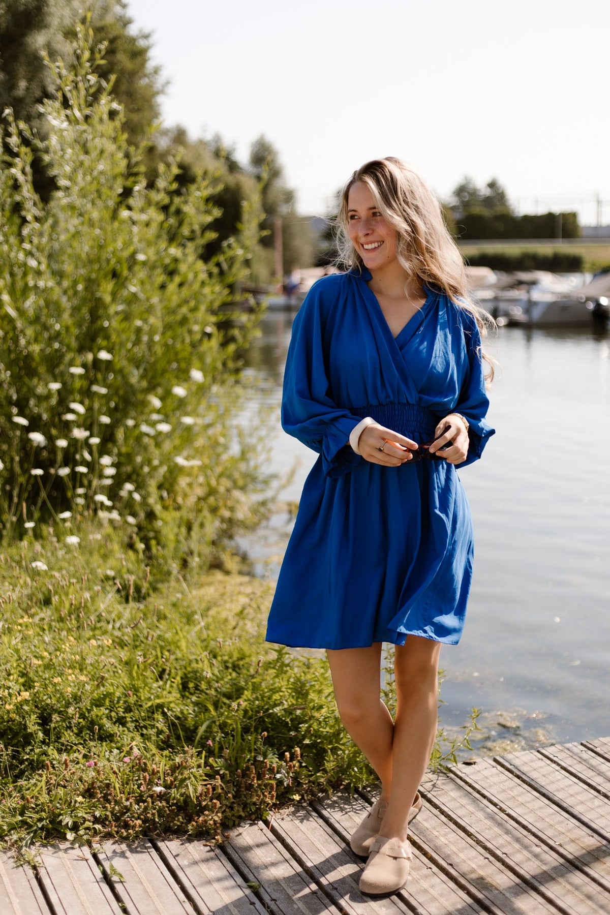 Anouk dress kobalt - Bij Keesje - Bij Keesje - Jurk