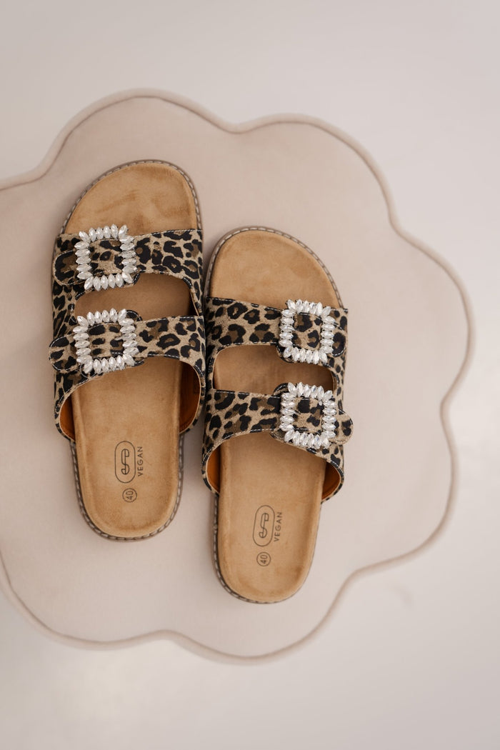 Antalya slipper leopard - Bij Keesje - Shoecolate - Schoenen