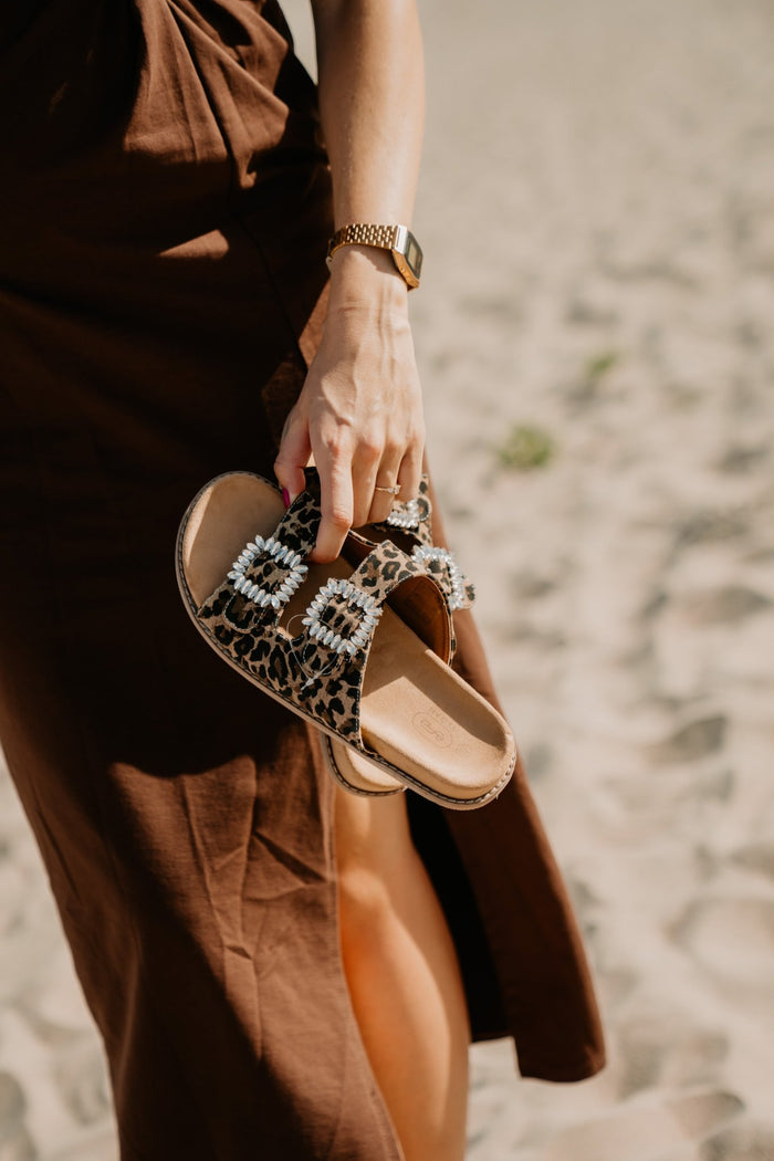 Antalya slipper leopard - Bij Keesje - Shoecolate - Schoenen