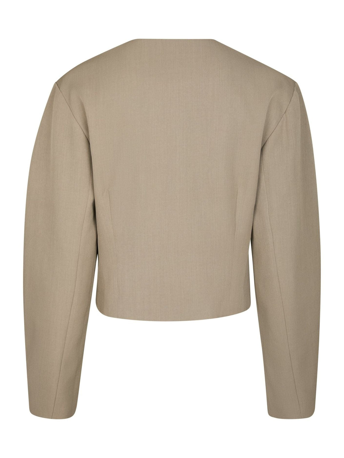 Aranti Structure Curve Jacket Warm Grey - Bij Keesje - Neo Noir