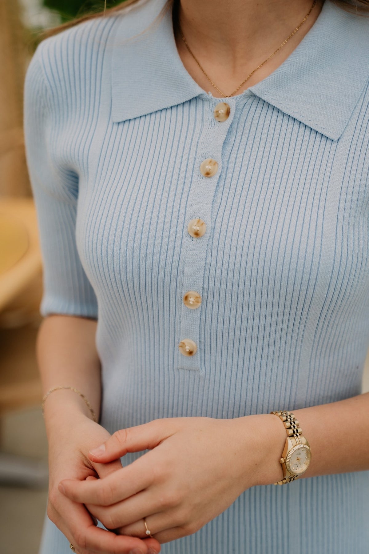 Arielle Bodycon Dress Light Blue - Bij Keesje - Bij Keesje The Label - Jurk