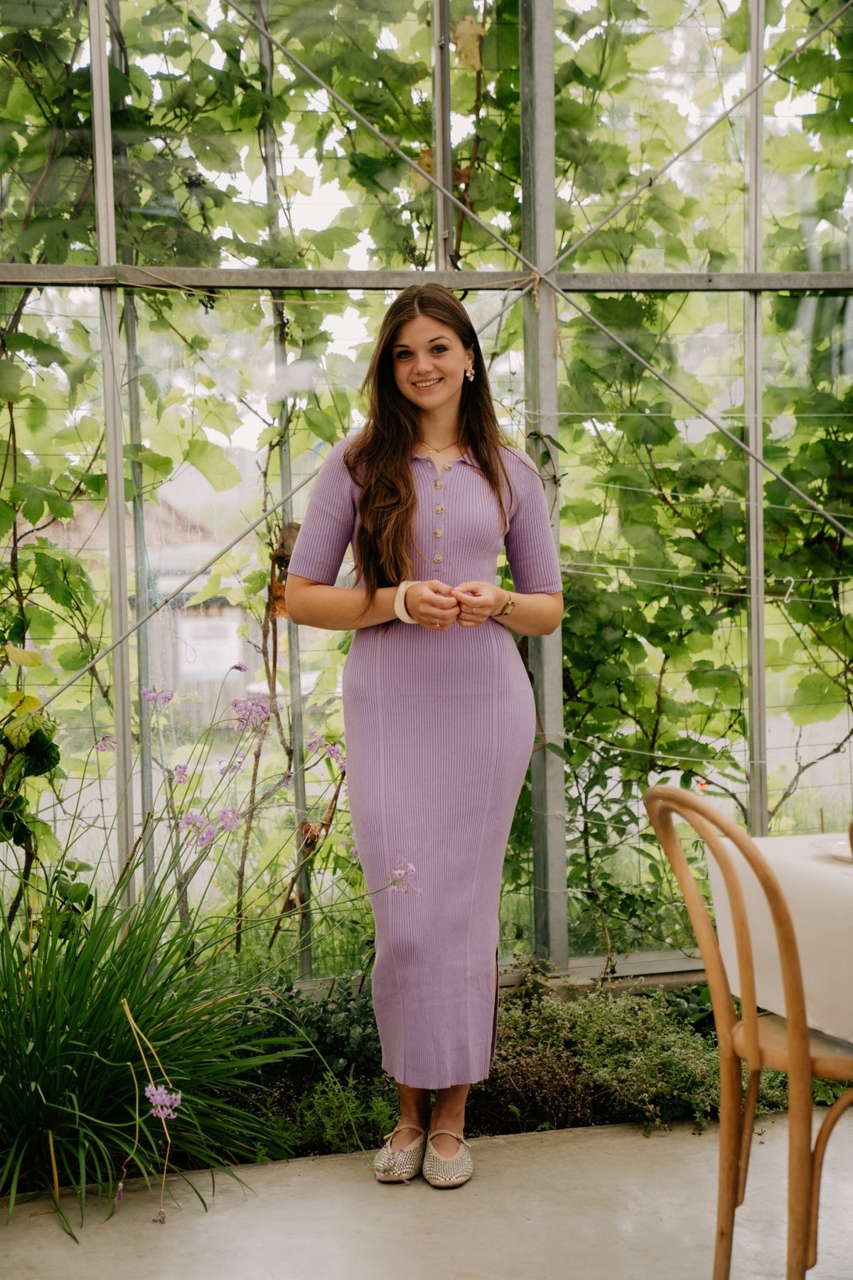 Arielle Bodycon Dress Lilac - Bij Keesje - Bij Keesje The Label - Jurk