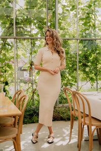 Arielle Bodycon Dress Off White - Bij Keesje - Bij Keesje The Label - Jurk