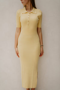 Arielle Bodycon Dress Yellow - Bij Keesje - Bij Keesje The Label - Jurk
