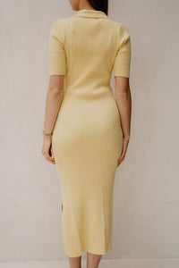 Arielle Bodycon Dress Yellow - Bij Keesje - Bij Keesje The Label - Jurk