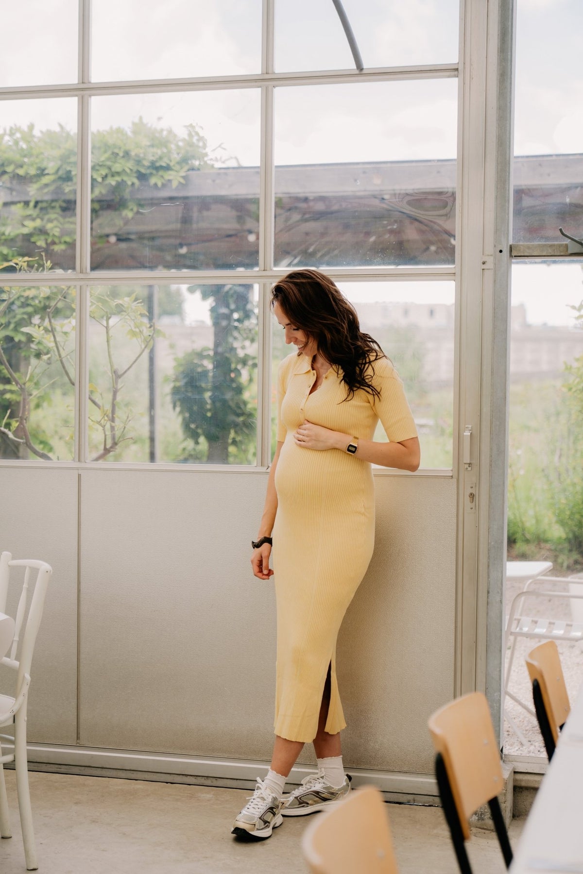 Arielle Bodycon Dress Yellow - Bij Keesje - Bij Keesje The Label - Jurk