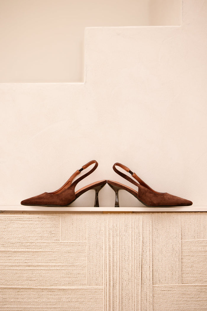 Aruba slingback brown - Bij Keesje - Bij Keesje - Schoenen