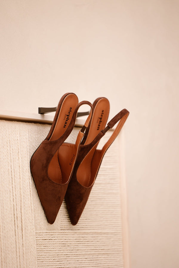 Aruba slingback brown - Bij Keesje - Bij Keesje - Schoenen