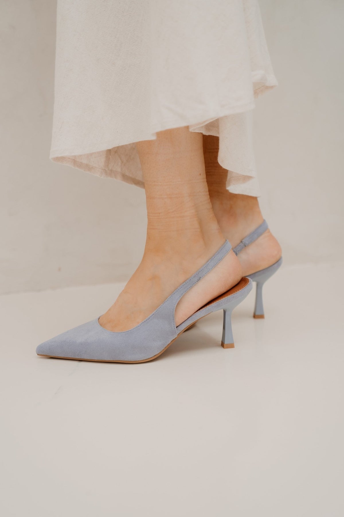 Aruba slingback licht blauw - Bij Keesje - Bij Keesje - Schoenen