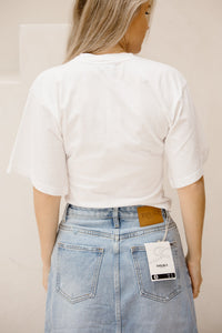 Asha boxy tee white NN - Bij Keesje - Neo Noir